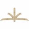 Ekena Millwork Davenport Rough Sawn Timber Gable Bracket, Douglas Fir, 96"W x 44"H x 2"D x 6"F, 11/12 Pitch GBW096X44X0206DAV00RDF - alternate 1